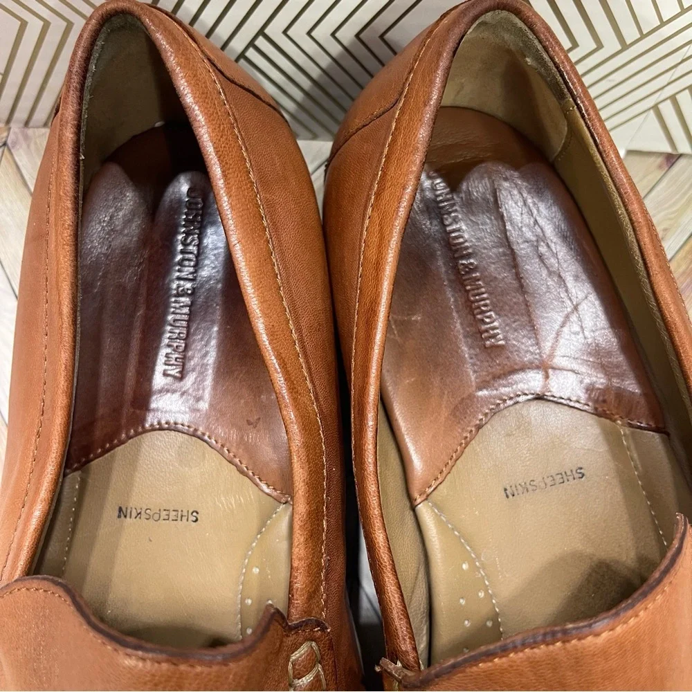 Johnston & Murphy sheepskin Loafers SB2‎